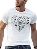 Science Heart T-Shirt - Geeky Love Tee