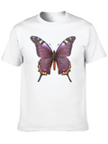 Butterfly Graphic Tee - Stylish Black T-Shirt
