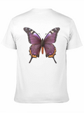 Butterfly Graphic Tee - Stylish Black T-Shirt