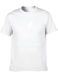 Keep Calm Veterinary Medicine Black T-Shirt