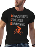 Obsessive Cycling Disorder Funny Graphic Tee