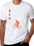 Obsessive Cycling Disorder Funny Graphic Tee