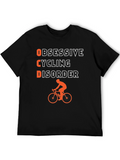 Obsessive Cycling Disorder Funny Graphic Tee