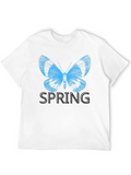 Butterfly Spring Black T-Shirt