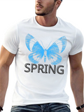 Butterfly Spring Black T-Shirt