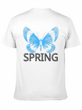 Butterfly Spring Black T-Shirt