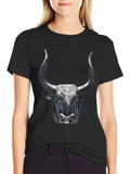 Black Bull Graphic Tee - Mens Fashion