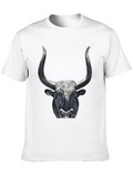 Black Bull Graphic Tee - Mens Fashion