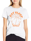 Eat Sleep Basketball Repeat T-Shirt