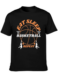 Eat Sleep Basketball Repeat T-Shirt