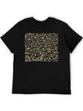 Patterned Graphic Tee - Black