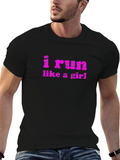 I Run Like a Girl Graphic Tee