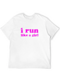 I Run Like a Girl Graphic Tee