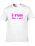 I Run Like a Girl Graphic Tee