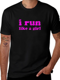 I Run Like a Girl Graphic Tee