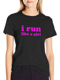 I Run Like a Girl Graphic Tee