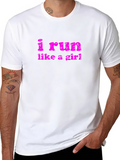 I Run Like a Girl Graphic Tee