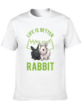 Life is Better with a Rabbit Graphic Tee