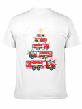 Firetruck Christmas Tree T-Shirt