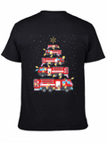 Firetruck Christmas Tree T-Shirt