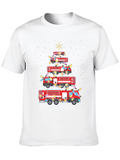 Firetruck Christmas Tree T-Shirt