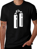 Nunchucks Graphic Black T-Shirt