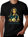 Confidence Soccer Graphic T-Shirt