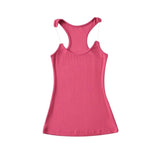 Magical invisible shoulder strap vest women's low cut slim fit bottom camisole top