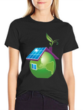 Eco-Friendly Earth House T-Shirt
