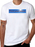 Print Your Vision Mens Black T-Shirt