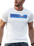 Print Your Vision Mens Black T-Shirt
