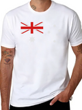 Australian Flag Graphic Black T-Shirt