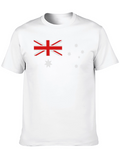 Australian Flag Graphic Black T-Shirt
