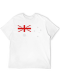 Australian Flag Graphic Black T-Shirt