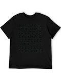 Stressed Blessed and Coffee Obsessed Black T-Shirt
