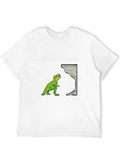 T-Rex Hates Rock Climbing Graphic Tee