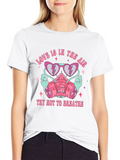 Love in the Air Funny Graphic T-Shirt