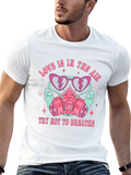 Love in the Air Funny Graphic T-Shirt
