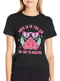 Love in the Air Funny Graphic T-Shirt