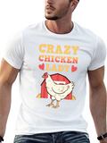 Crazy Chicken Lady T-Shirt - Chicken Lover Gift