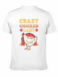 Crazy Chicken Lady T-Shirt - Chicken Lover Gift