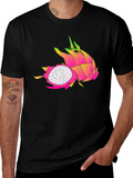 Dragon Fruit Graphic Tee - Black T-Shirt