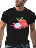 Dragon Fruit Graphic Tee - Black T-Shirt