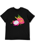 Dragon Fruit Graphic Tee - Black T-Shirt