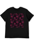 Floral Rose T-Shirt - Dark Romantic Design