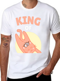 King of Cats Funny Graphic T-Shirt
