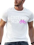 Cycling Mom Graphic Tee - Black