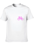 Cycling Mom Graphic Tee - Black