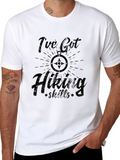 Hiking Skills Graphic T-Shirt - Mens Black Tee