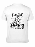 Hiking Skills Graphic T-Shirt - Mens Black Tee